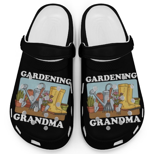 Gardening Grandma Garden Funny Gardener Clogs
