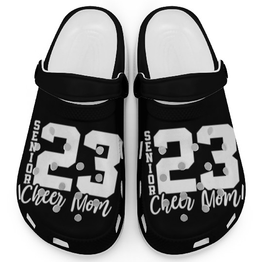 Senior Cheer Mom 23 Cheerleader Parent Class of 20 Clogs