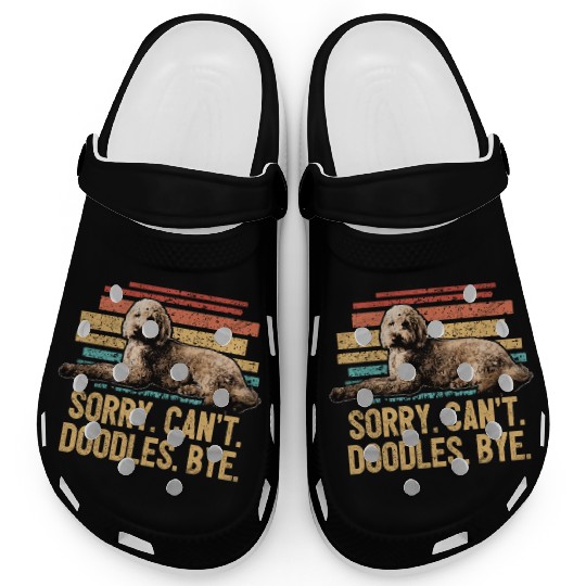 Funny Goldendoodle Dog Dad Doodle Mom Animal Dog Clogs