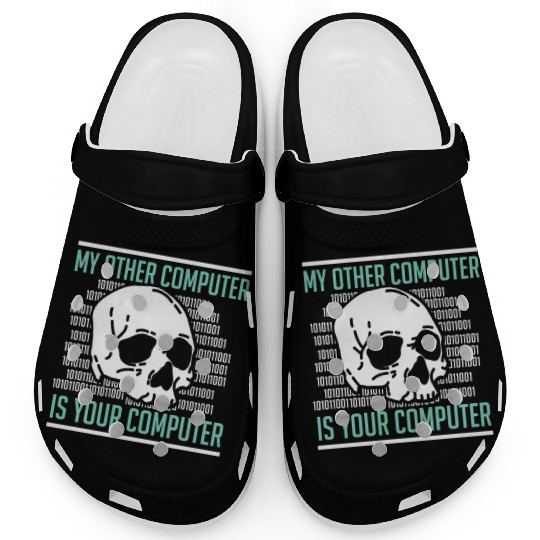 Cyber Hacker Computer Security Expert Clogs