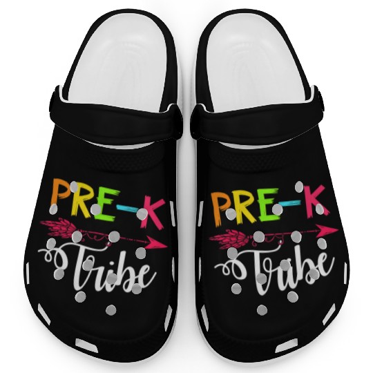 Team Pre K Teacher Tribe Back To School Clogs