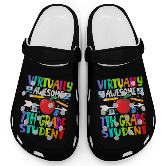 Virtually Awesome 7th Grade Student Back To School Clogs