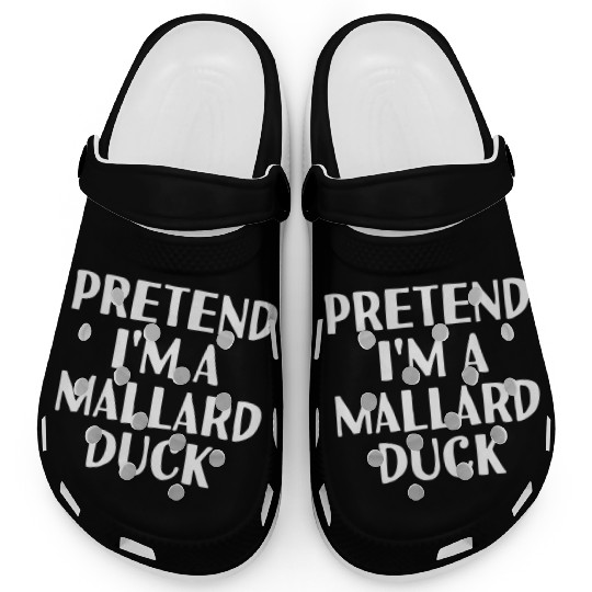 Pretend I'M A Mallard Duck Halloween Diy Clogs