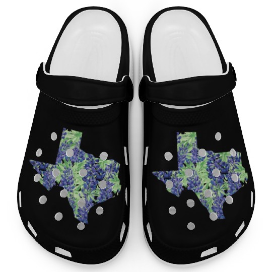 Tx Bluebonnet Texas Native Bluebonnets Clogs