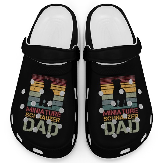Miniauture Schnauzer Dad Miniature Schnauzer Dog Clogs
