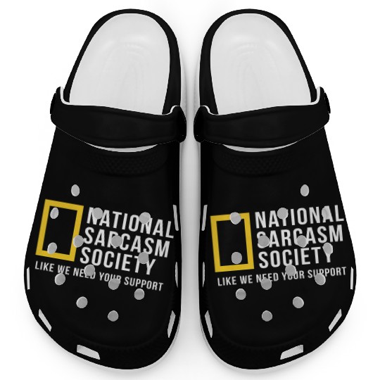 National Sarcasm Society Clogs