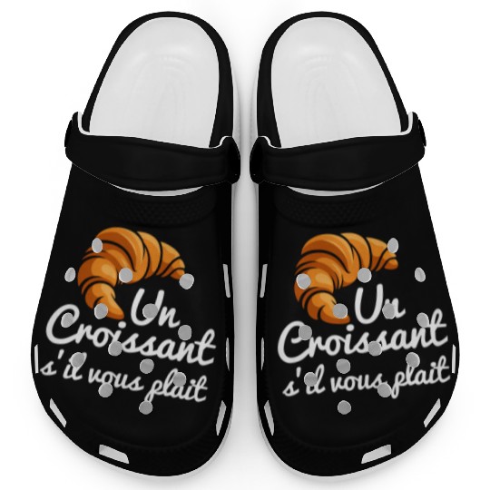 French Croissant Bread Un Croissant S'Il Vous Clogs