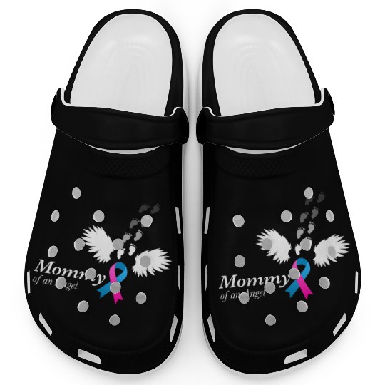 Angel Mommy Miscarriage Awareness Infant Mother Clogs
