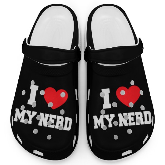 I Love My Nerd Clogs