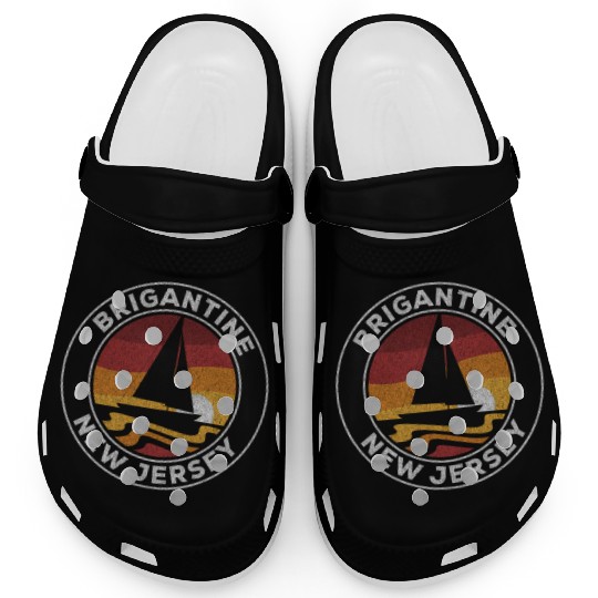 Brigantine New Jersey Sailboat 70S Sunset Clogs