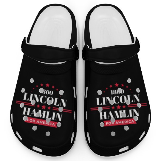 Abe Lincoln 1860 Republican Campaign Clogs