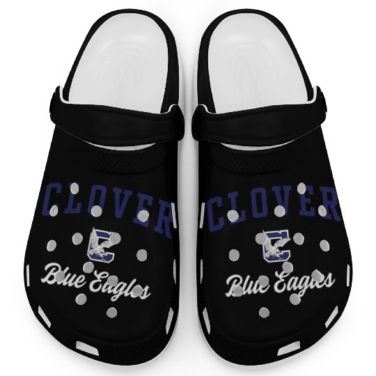 Clover High School Blue Eagles Clogs