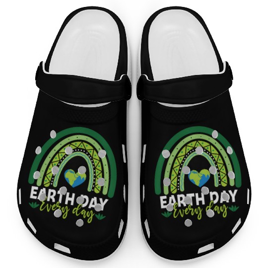 Earth Day Teacher Earth Day Everyday Rainbow Clogs