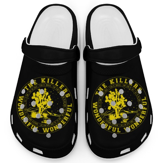 Official The ers Yellow Black Desert Clogs