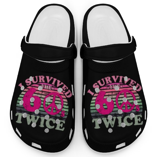 I Survived The Sixties 60S Twice Clogs