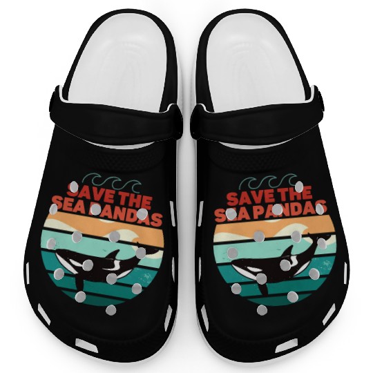 Rescue Killer Whale Orcas Save The Sea Pandas Clogs