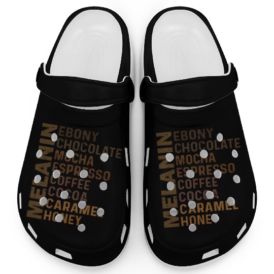 Black Melanin Ebony Chocolate Mocha Espresso Clogs