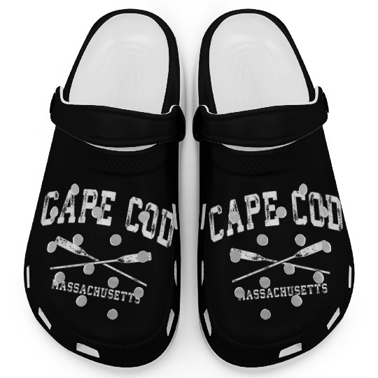 Cape Cod Massachusetts Nautical Crossed Oars Clogs