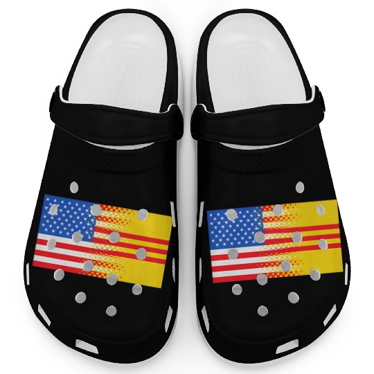Vietnamese American South Vietnam Flag Clogs