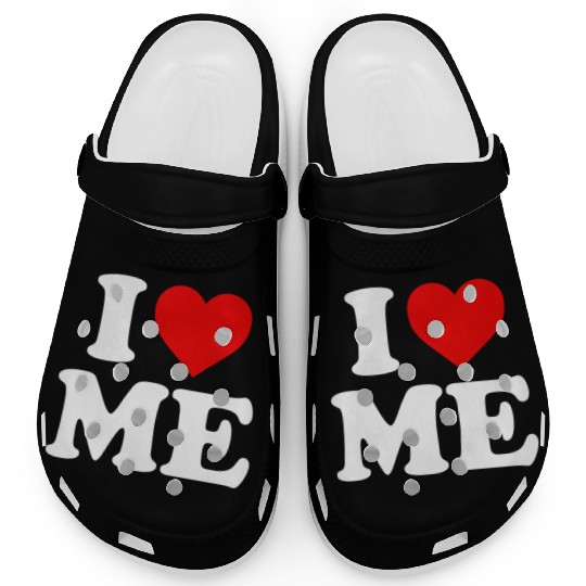 I Love Me Heart Maine Clogs