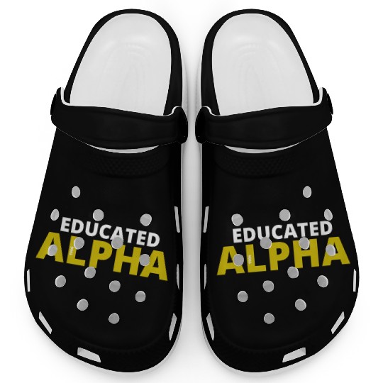 Educated Alpha 1906 Apa Fraternity For Clogs