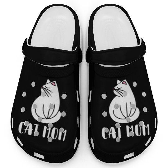 Cat Mom Kitty Cats Moms Crazy Cat Lady Clogs