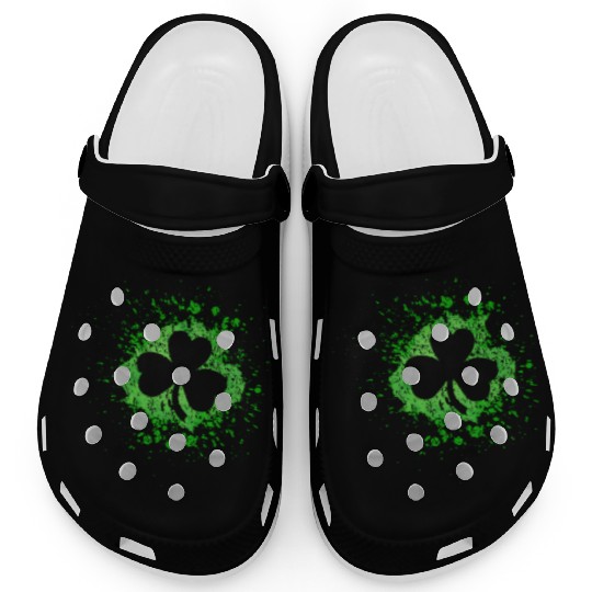 2-Sided Erin Go Bragh Shamrock Celtic Knot And Clogs