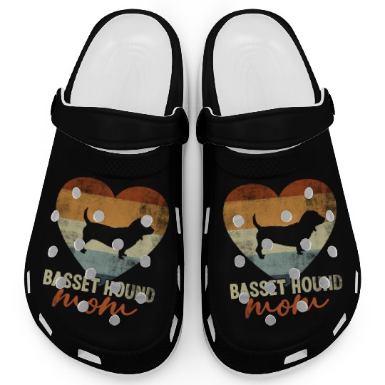 Basset Hound Mom Dog Mother'S Day Clogs