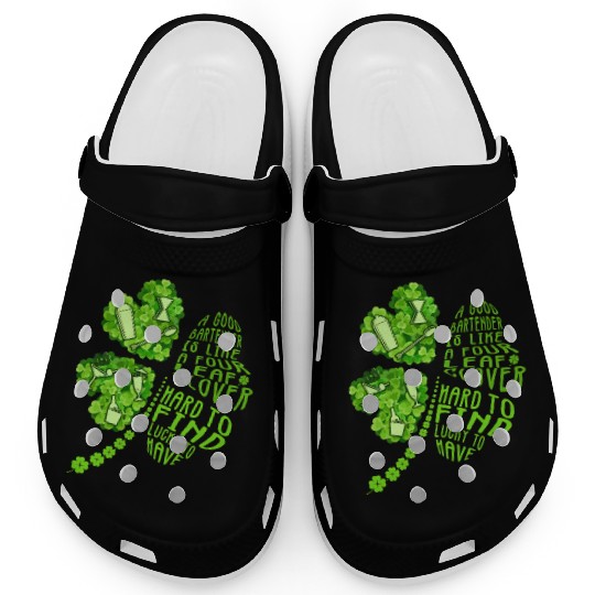 A Bartender Is Like A Four Leaf Clover Patrick'S Clogs