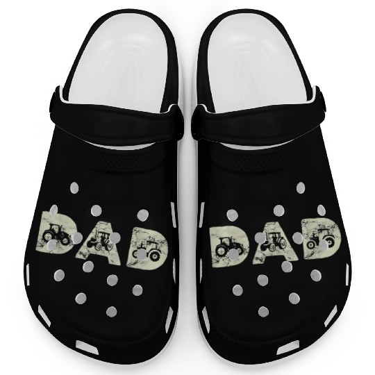 Mens Tractor Dad Farming Father Farm Lover Farmer Clogs