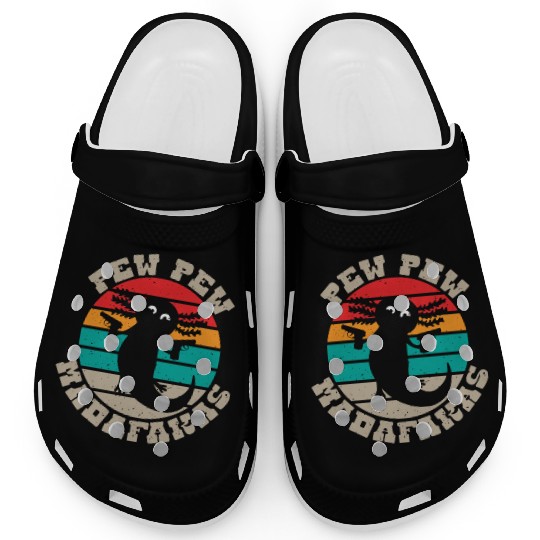 Axolotl Fan Axolotl Pew Pew Madafakas Clogs