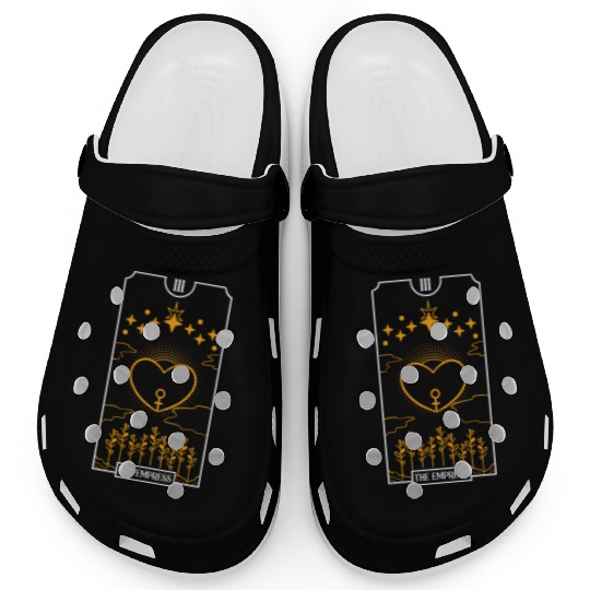 Empress Black Tarot Card Occultism Devil Gothic Clogs