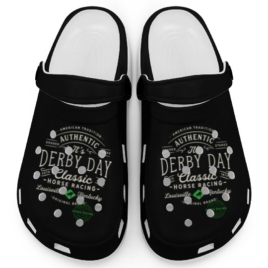 Derby Day Louisville Kentucky Horse Racing Clogs
