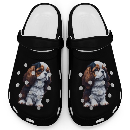 Cavalier King Charles Spaniel Dog Puppet Clogs