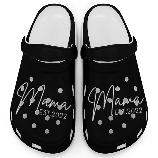 Mama Est 2022 Pocket Promoted To Mama Pregnancy Clogs