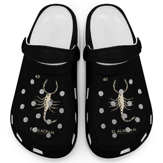 Loteria El Alacran Scorpion Clogs