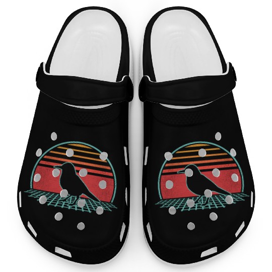 Meadowlark Bird 80S Style Birding Clogs
