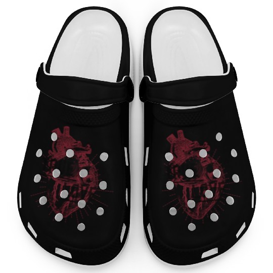 True Love Heart Design Clogs