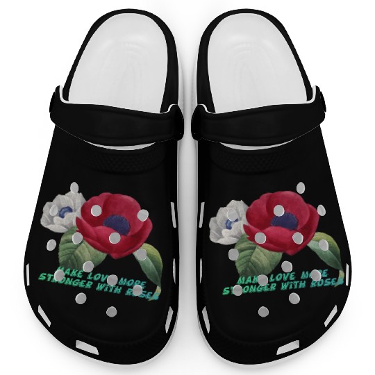 Embracing Romance with the Rose Clogs