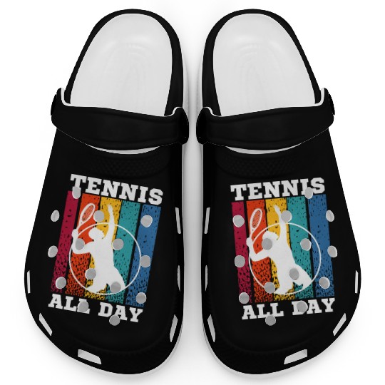 Tennis Lover Tennis All Day Clogs