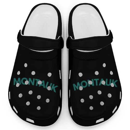 Montauk New York Vintage College Style (Green) Clogs