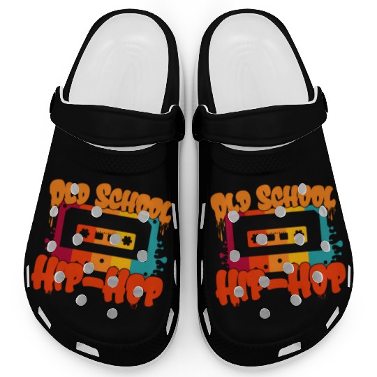 Old School Hip Hop 80S 90S Cassette Music Clogs