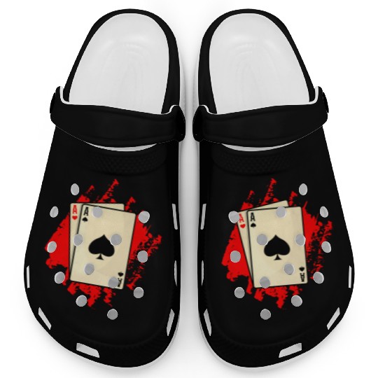 Poker Cards Pocket Rocket Poker Poker Player Clogs
