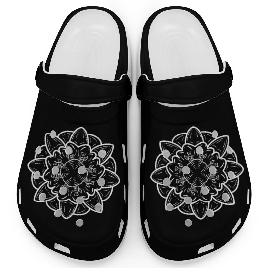 Flower,Mindfulness,Yoga,Breath,Balance,Meditation, Clogs