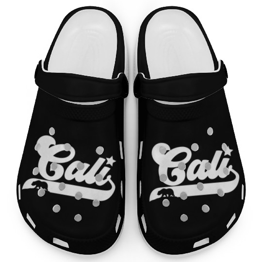 Cali California Bear Usa State Beauty Clogs