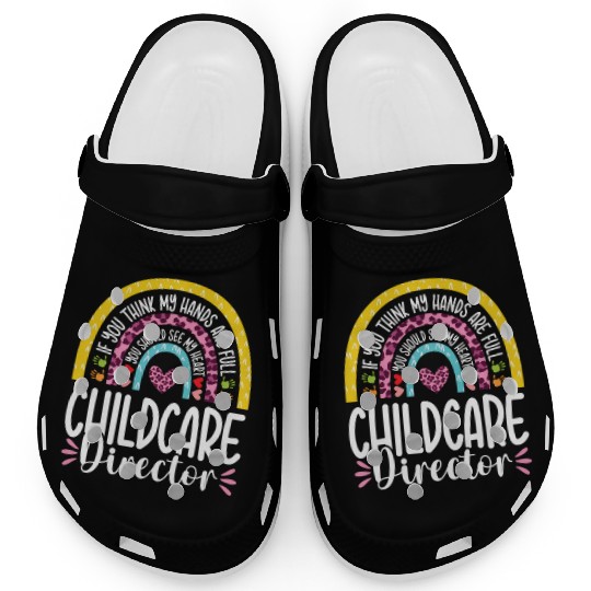 Heart Childcare Director Daycare Teacher Clogs