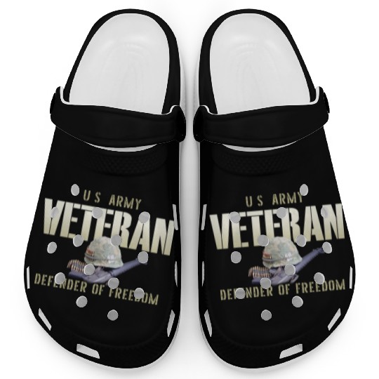 US Army Veteran: Defender of Freedom Clogs