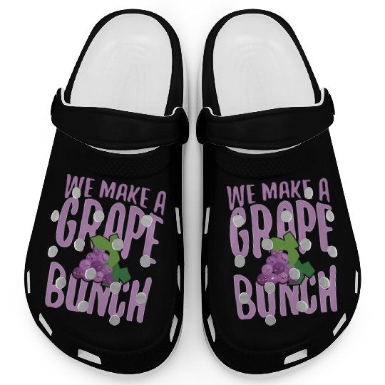 We Make Grape Bunch Clogs