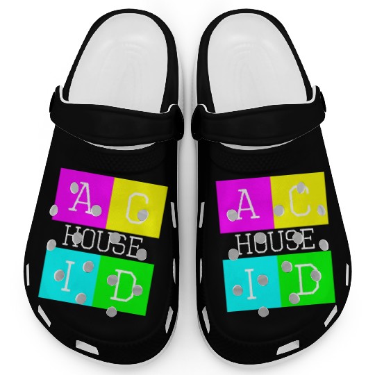 Acid house logo Clogs