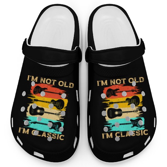 Cool Acoustic Guitar Acoustic Guitar Player Clogs